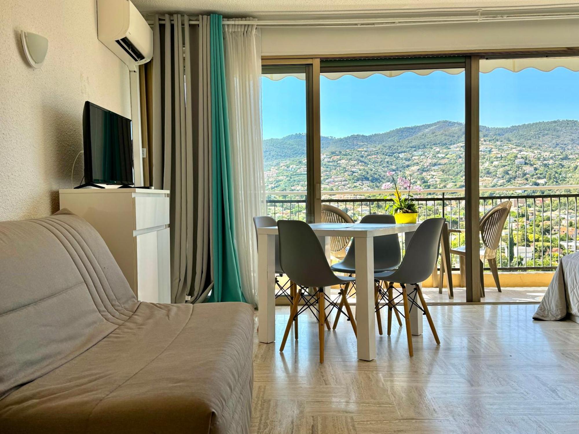 My Resid Appart Cannes Vue Marina Et Vue Montagne 망들리유 라 나플 외부 사진